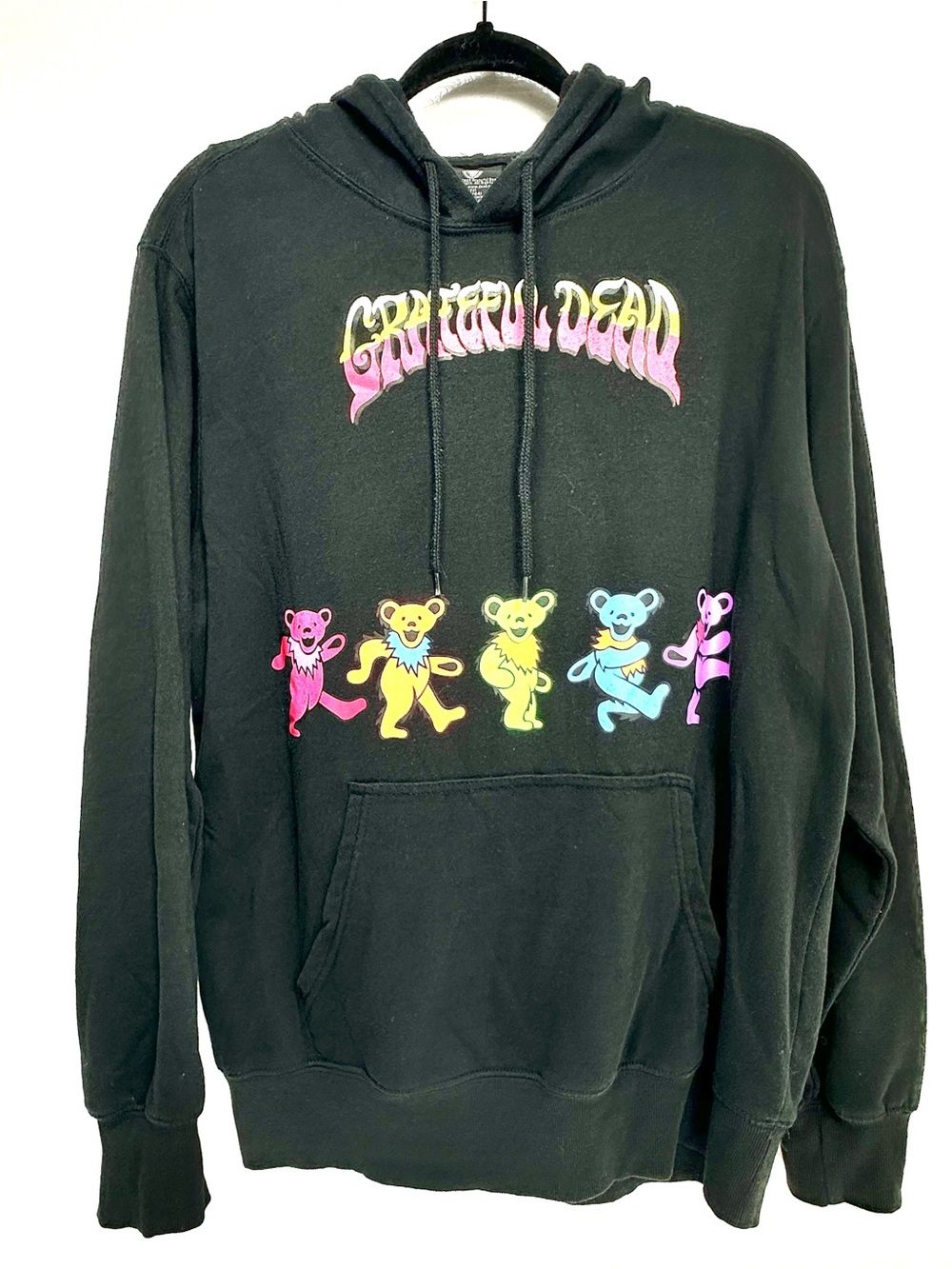 Grateful Dead Dancing Bears Black Hoodie L - Picture 2 of 8